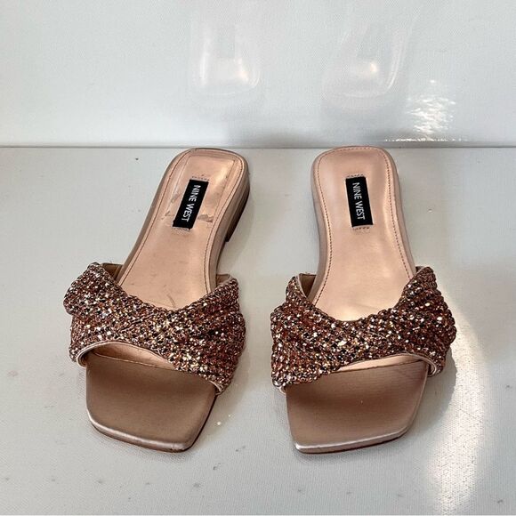 Nine West Mande2 Slide Sandals Shoes - Picture 3 of 7